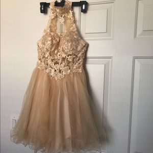 Champagne Prom dress